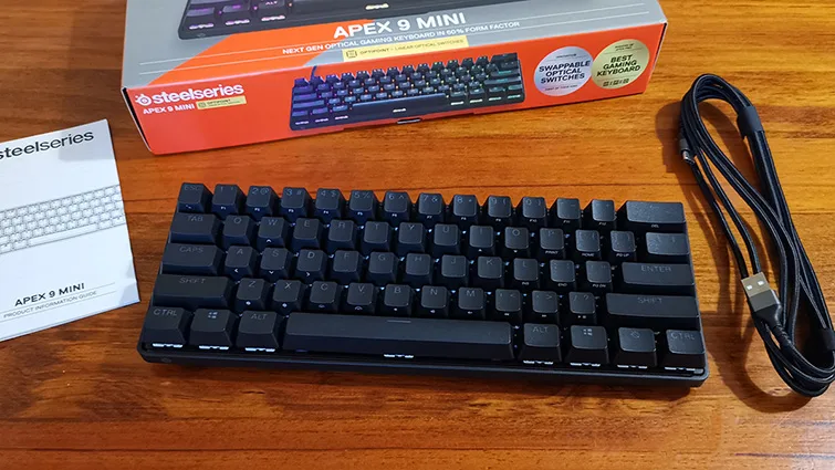 SteelSeries Apex 9 Mini keyboard review | Vic B'Stard's State of Play