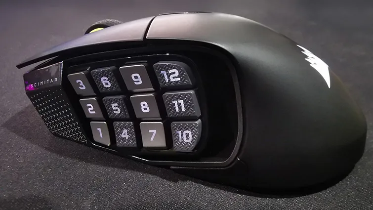 Corsair Scimitar Elite Wireless SE gaming mouse review | Vic B