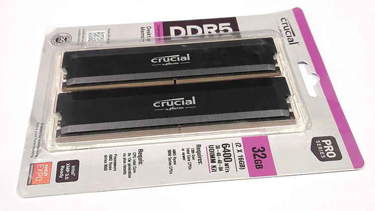 Micron Crucial DDR5 Pro Overclocking 6400MT/s desktop memory review