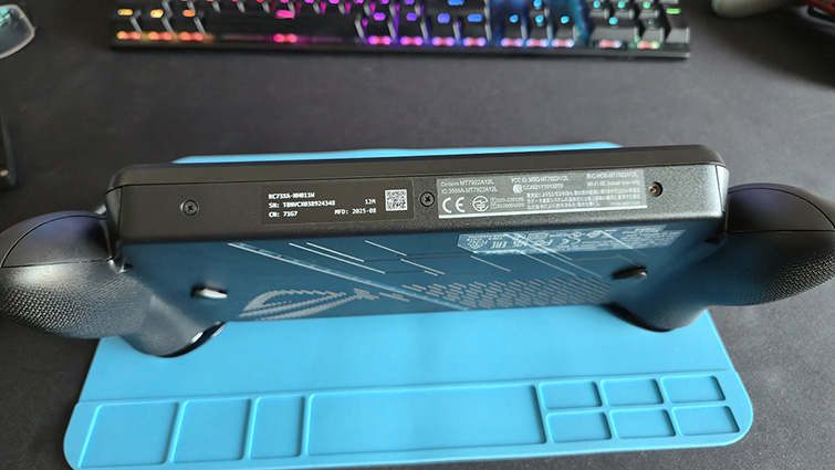 Upgrading the data storage capacity in a ROG Xbox Ally X / Xbox Ally