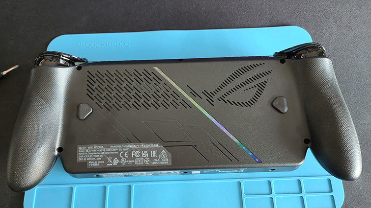 Upgrading the data storage capacity in a ROG Xbox Ally X / Xbox Ally