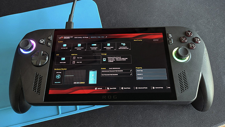 Upgrading the data storage capacity in a ROG Xbox Ally X / Xbox Ally