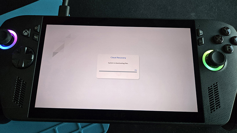Upgrading the data storage capacity in a ROG Xbox Ally X / Xbox Ally