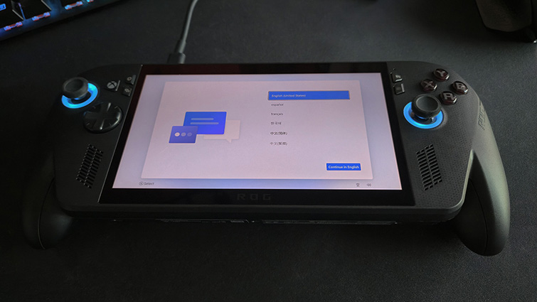 Upgrading the data storage capacity in a ROG Xbox Ally X / Xbox Ally