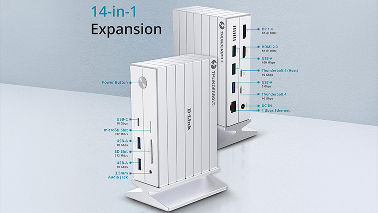 D-Link 14-in-1 Thunderbolt 4 Docking Station DUF-E01 review