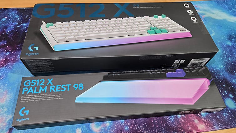 Logitech G512 X Keyboard and G512 X Palm Rest